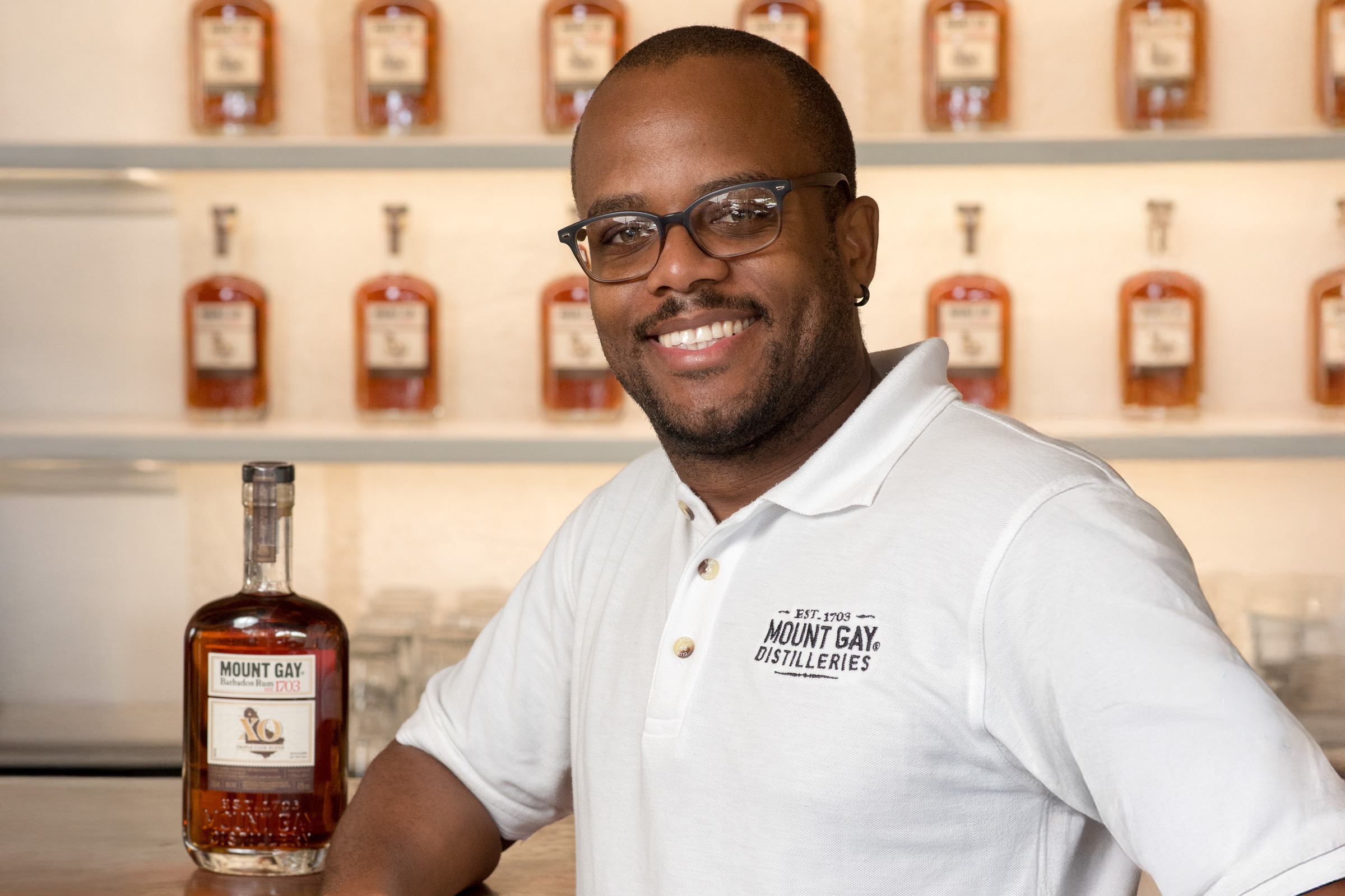 Mount Gay Rum-Tasting mit Romal Jones und Ewald Stromer
